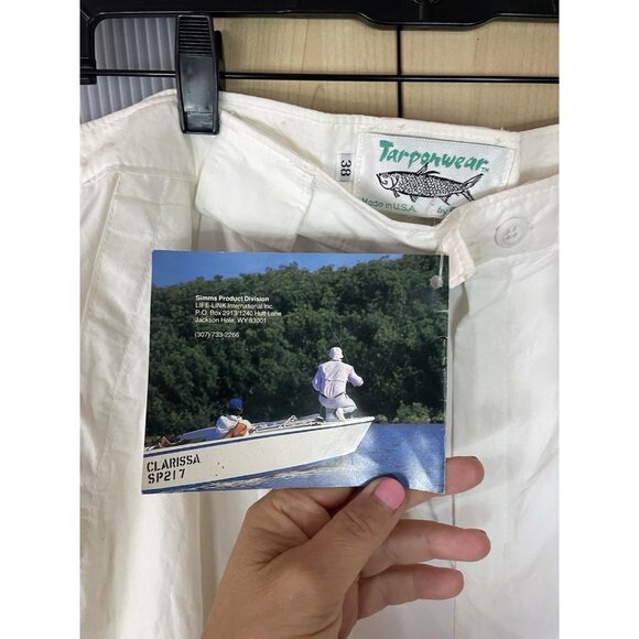 Tarponwear Adventure Gear Fishing Pants Sz 38 Men’s Nylon  Outdoors Activewear - Picture 3 of 6